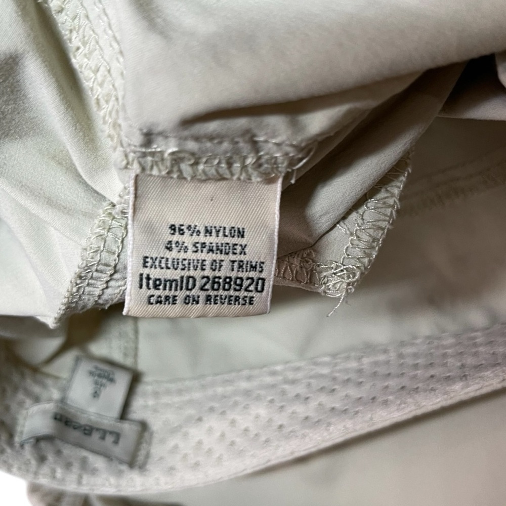 L.Bean Hiking Capri Pants Womens Size 8 Beige Lightweight Outdoor Travel - Picture 8 of 8
